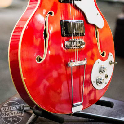 Mosrite Celebrity III Mark I 1966 {Trans Cherry} image 3
