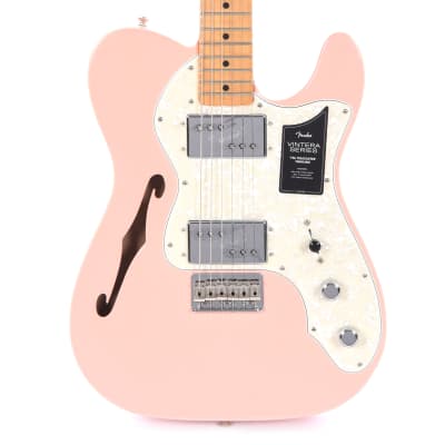 Fender Vintera '70s Telecaster Thinline Shell Pink w/4-Ply Aged