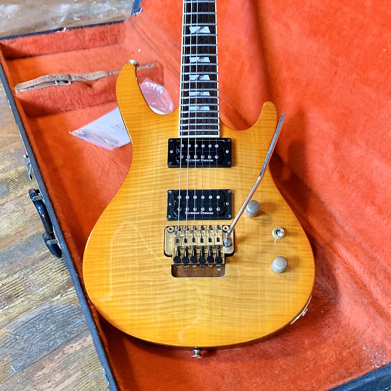 Jackson Stars NASL-160 Amber burst charvelle original mij japan