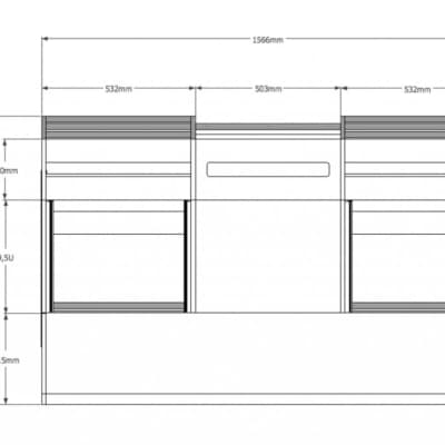 Sessiondesk OKTAV 70s white (Studiotisch) Neu, A-Stock / OV (UVP: 1489€) image 3