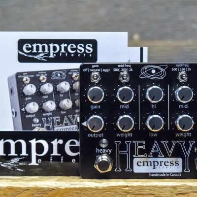 Empress Effects Heavy All Analog Dual Channel High Gain Distortion Effect Pedal image 9
