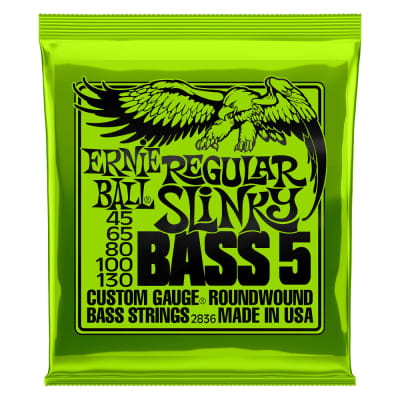 Ernie Ball 2836 Regular Slinky 5-String Nickel Wound - 45-130