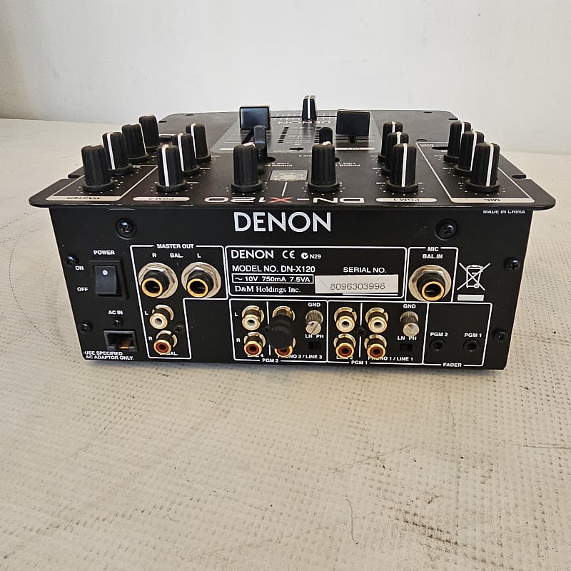 Denon DN-X120 2-Channel DJ Mixer | Reverb