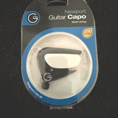 G7th G7th Newport Capo For Steel String Guitars - Black for sale
