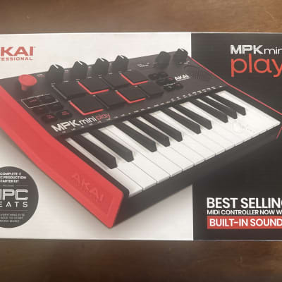Akai MPK Mini Play MKIII Portable 25-Key MIDI Controller 2022 - Present - Black