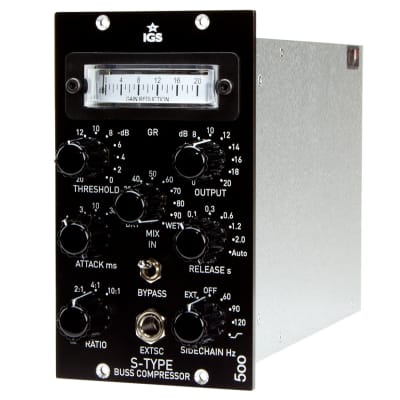 IGS Audio S-Type 500 Series 2-Slot Stereo Buss VU Compressor Module image 3