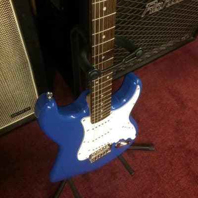 Cruzer by Crafter Strat Electric Guitar Blue ST-200/BLU image 2