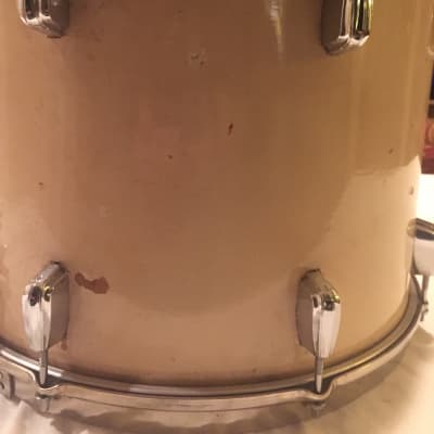 Leedy 1920 Marching Snare 12" X 16" White Paint image 3