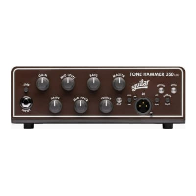 Aguilar Tone Hammer 350 Limited Edition 350W Portable Bass Amplifier Head with Fully Sweepable Midrange Controls (Chocolate Brown) for sale