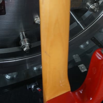 Charvel 2B Late 80s - Ferrari Red PJ Bass Guitar w/ Case image 12