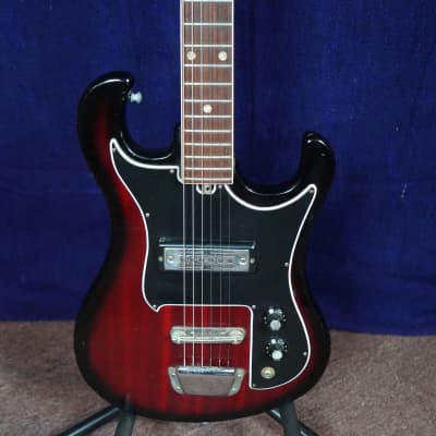 Teisco Electric Guitar 1960s Cherry Burst image 1