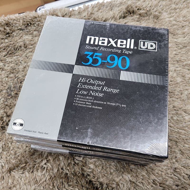 Maxell UD 35-90 Reel to Reel Sound Recording Tape Sealed  			