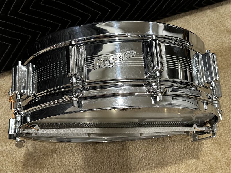Rogers Dyna-Sonic 5x14 Wood Snare Drum with Beavertail Lugs 1960s