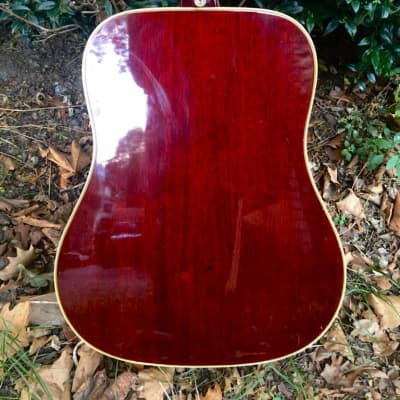 Gibson Southern Jumbo 1968  - Cherry Sunburst image 5