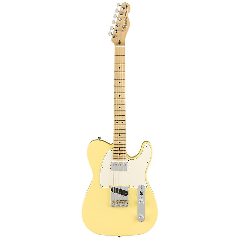 Fender American Performer Telecaster Hum Electric Guitar (Vintage White, Maple Fingerboard) image 1