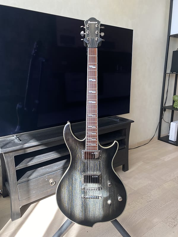 Ibanez DN520K Darkstone w/ Mustaine Livewire Pickups | Reverb