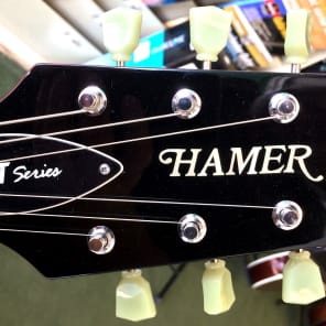 NEW 2015 Hamer Echotone PROTOTYPE Electric Guitar Semi Hollow Cherry Transparent ECO/CT image 2