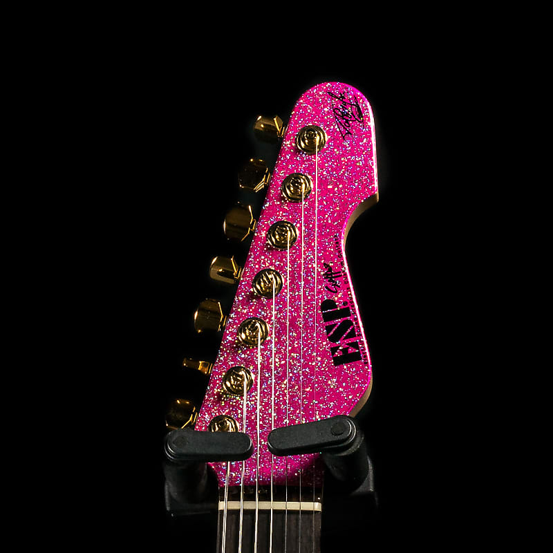 ESP Custom Shop Snapper Takayoshi Ohmura Custom 7 String w/ Bare Knuckle  Warpig (Twinkle Pink)