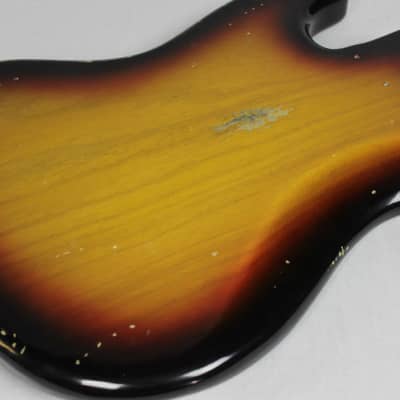 MJT Official Custom Order Vintage Aged Nitro Finish Guitar Bass Body Mark Jenny JBT Sunburst image 11