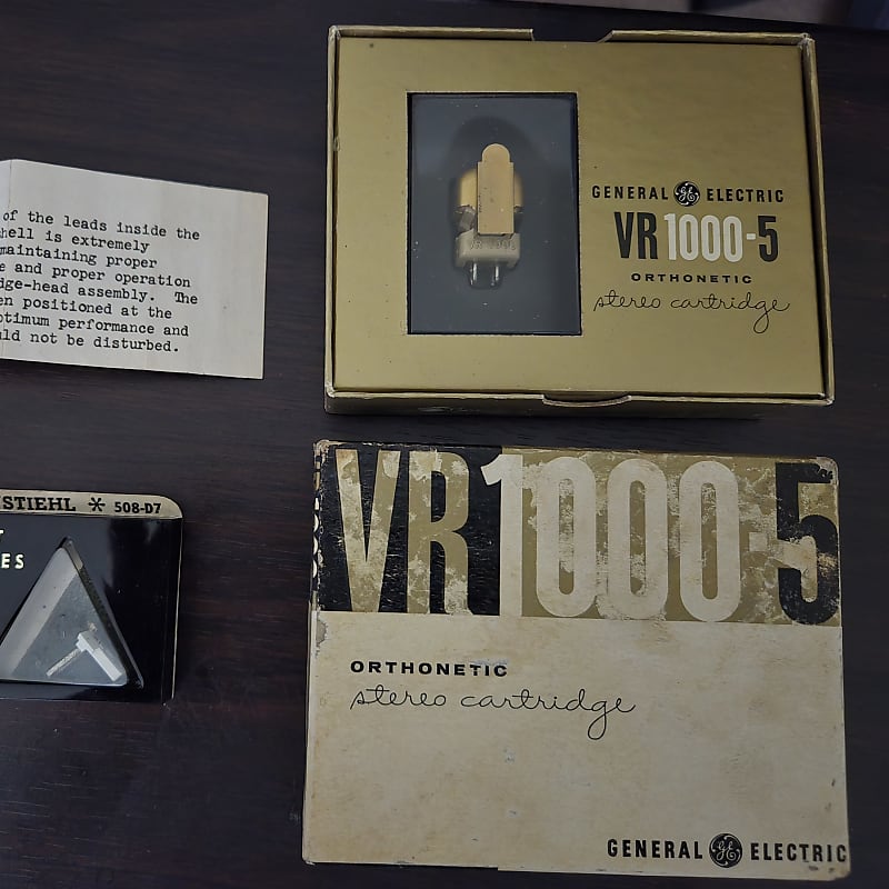 G.E VR-1000 1961 Vintage STEREO Phono Cartridge  			