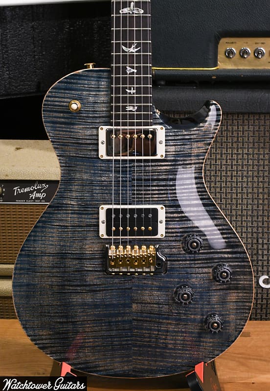 Mint Paul Reed Smith PRS Tremonti Signature Singlecut Tremolo 10 Top Faded Whale Blue image 1
