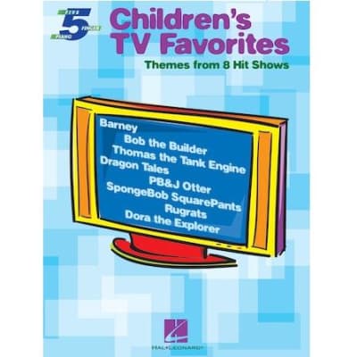 Children's TV Favorites: Themes from 8 Hit Shows - Five-Finger Piano image 1