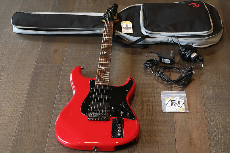 Casio MG-510 MIDI Electric Guitar Red HSS + Gig Bag image 1