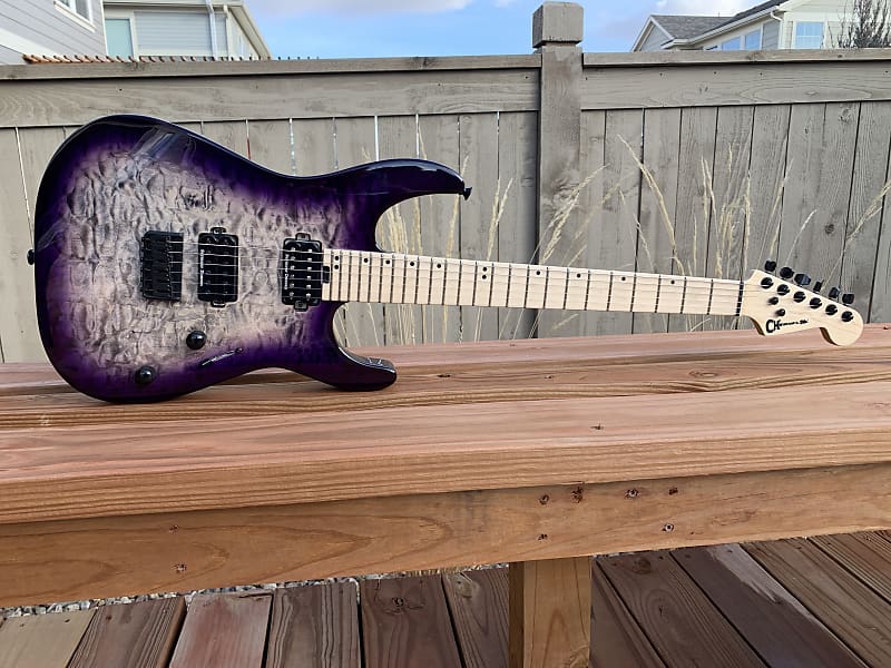 Charvel dk24 deals purple phaze