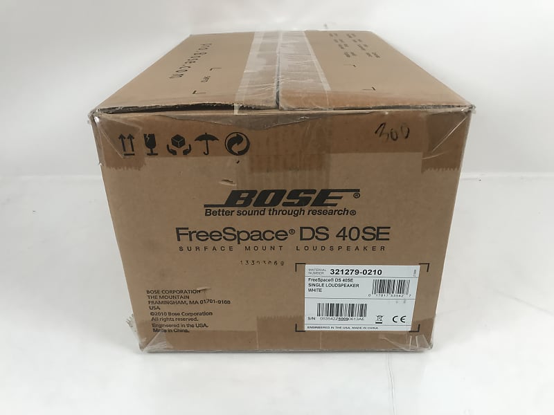Bose Freespace DS 40SE Surface Mount Loudspeaker White  			
