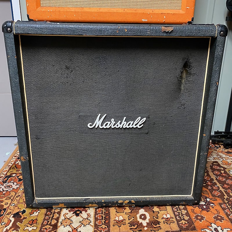 Vintage 1976 Marshall 1982B Straight 4x12 Guitar Cabinet EMPTY