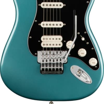 Fender Player Stratocaster Electric Guitar with Floyd Rose Maple FB, Tidepool image 3