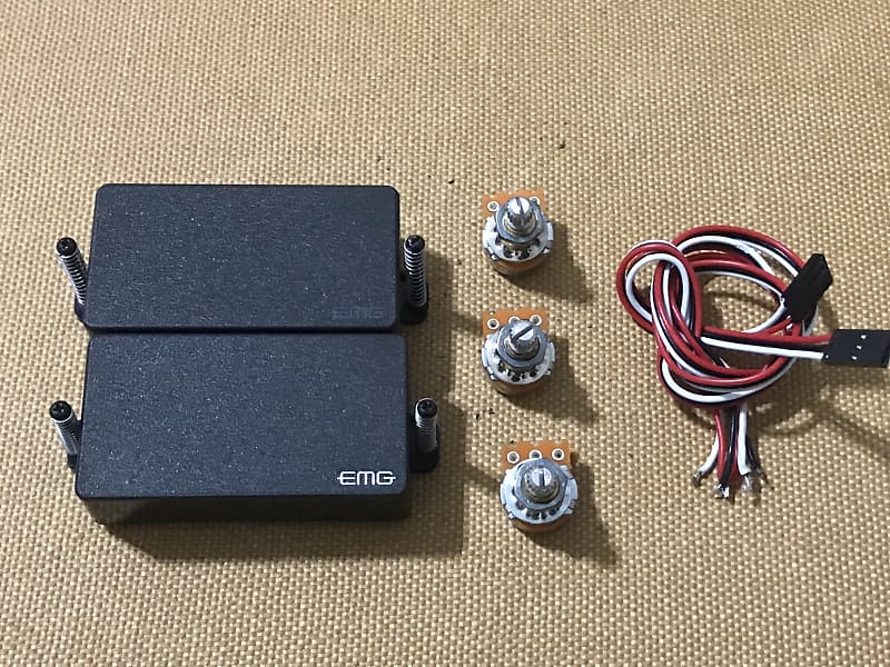 EMG 81/60 Active Electric Guitar Humbucker Pickup Set | Reverb Canada