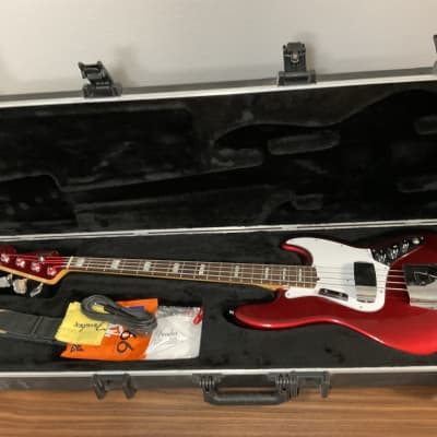 Fender 50th Anniversary Jazz Bass with Matching Headstock 2010 - Candy Apple Red image 1