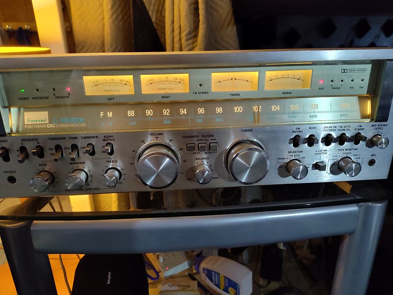Sansui G-9000DB Purepower Dolby Stereo receiver 1979-1980 - Walnut  			
