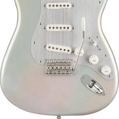 Fender H.E.R. Stratocaster Electric Guitar Chrome Glow w/ Gigbag image 1