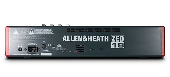 Allen & Heath ZED-18 18-Channel Mixer | Reverb