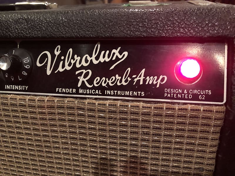 Fender Vibrolux Reverb 1966 Vintage Blackface image 1