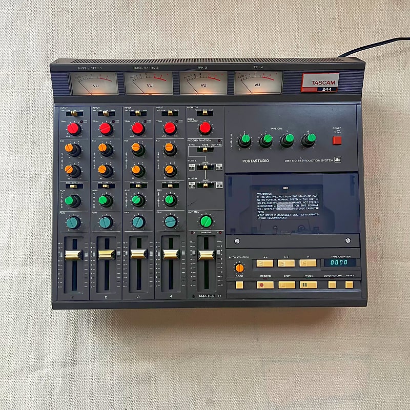 TASCAM 244 Portastudio 4-Track Cassette Recorder | Reverb Greece