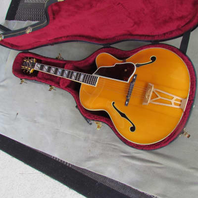 1998 Jim Triggs 18" Cutaway Archtop Natural Finish Spectacular Back Nashville Made Stromberg Copy image 1