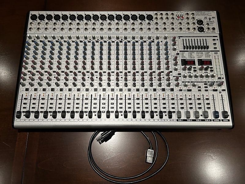 Behringer Eurodesk SL2442FX-Pro 24-Input 4-Bus Mixer with Multi