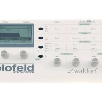 Waldorf Blofeld White Modulo Synth Multitimbrico e Arpeggiatore