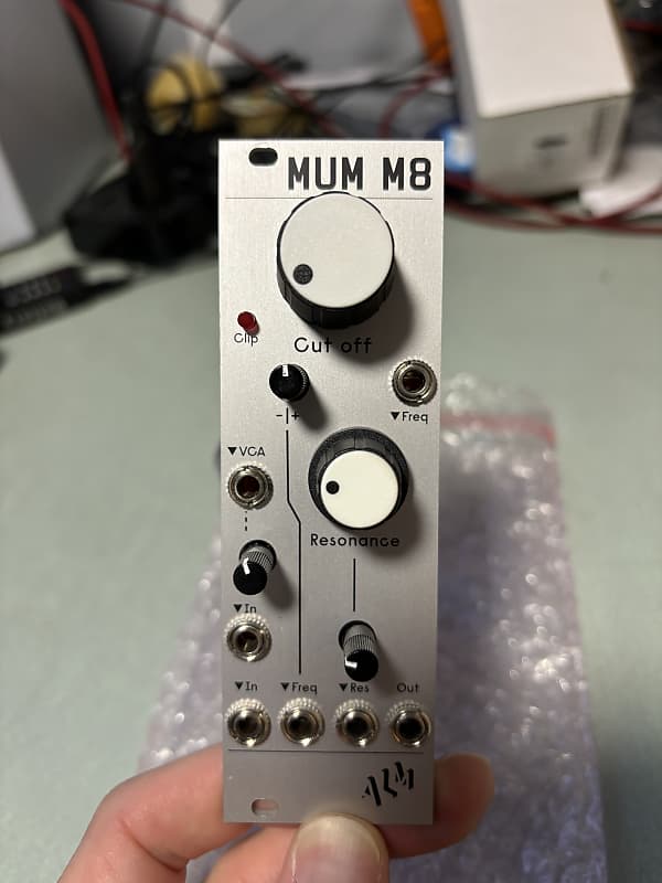 ALM/Busy Circuits ALM018 Mum M8 Low Pass Filter Eurorack Synth Module 2017 - Present - Silver image 1