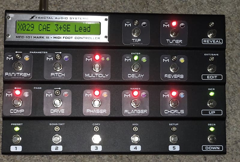 すてぃーぶるかちゃんMFC-101 フットコントローラー 2017 Fractal Axe-Fx ii XL+ including the MFC-101 Mark III