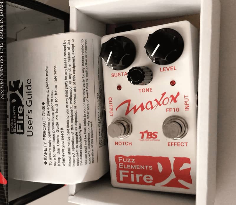 Maxon FF10 Fuzz Elements Fire Pedal
