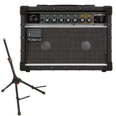 Roland JC-22 Jazz Chorus 30-Watt Guitar Combo Amp w/ Amp Stand