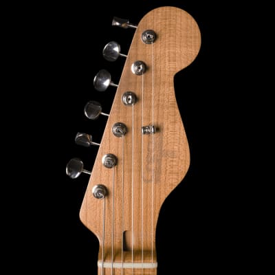 Cream T Guitar Crossfire SRT-6 w/ Pickup Swapping Aero Blue w/ Stripe image 5
