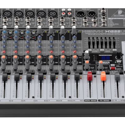 Behringer Xenyx X1222USB 16-Input Mixer with USB and Effects image 2