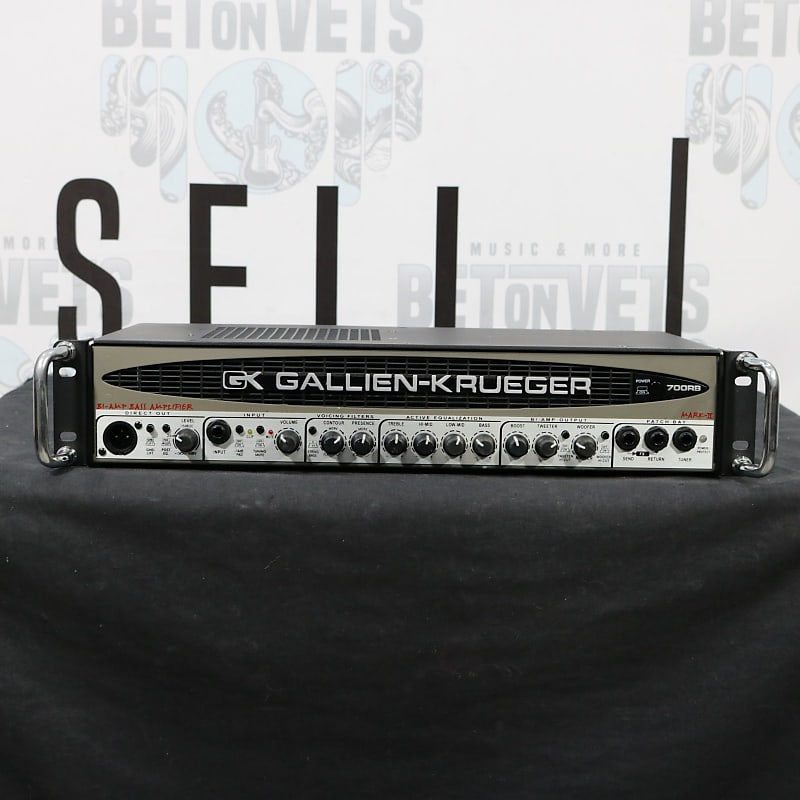 GallienKrueger 700RBII 450Watt Biamp Bass Amp Head Reverb