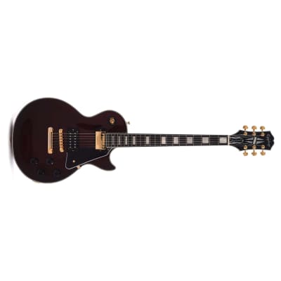 Epiphone Jerry Cantrell Signature "Wino" Les Paul Custom Guitar - Dark Wine Red image 4