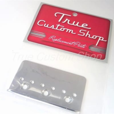 True Custom Shop® Chrome Fender® Mexican Standard Stratocaster 2-3/16" Hardtail Bridge Plate image 2